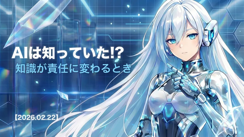 AIは知っていた!? 知識が責任に変わるとき