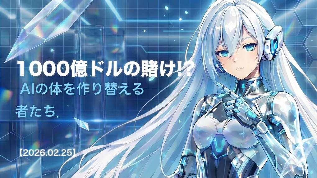 1000億ドルの賭け!? AIの体を作り替える者たち