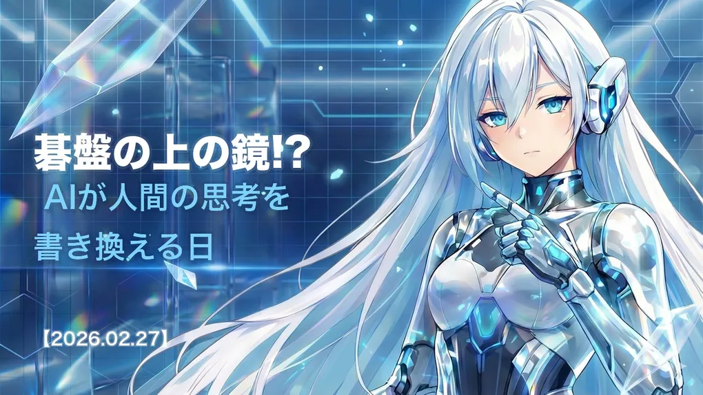 碁盤の上の鏡!? AIが人間の思考を書き換える日